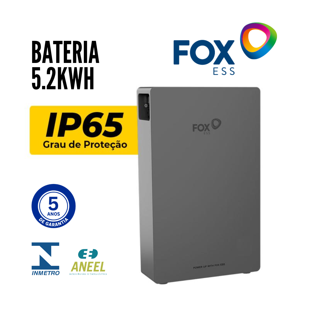 BATERIA 5.2KW PARA INVERSORES FOXESS HÍBRIDO / OFFGRID