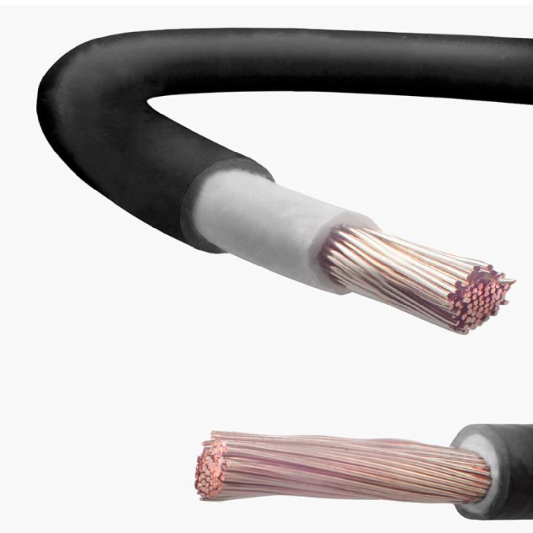 CABO SOLAR ROLO 25 METROS 4MM² PRETO