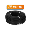 CABO SOLAR ROLO 25 METROS 4MM² PRETO