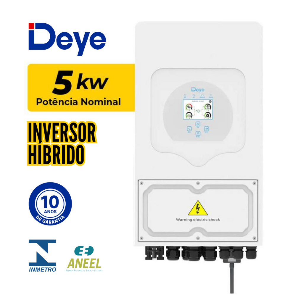 INVERSOR HÍBRIDO DE 5KW | 2MPPT 220V | SUN-5K-SG04LP1-EU