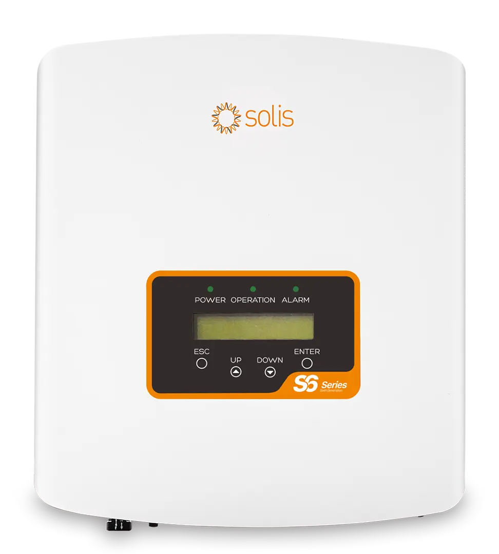 INVERSOR SOLIS S6 3KW | ONGRID 220V 1 MPPT | S6-GR1P3K-M