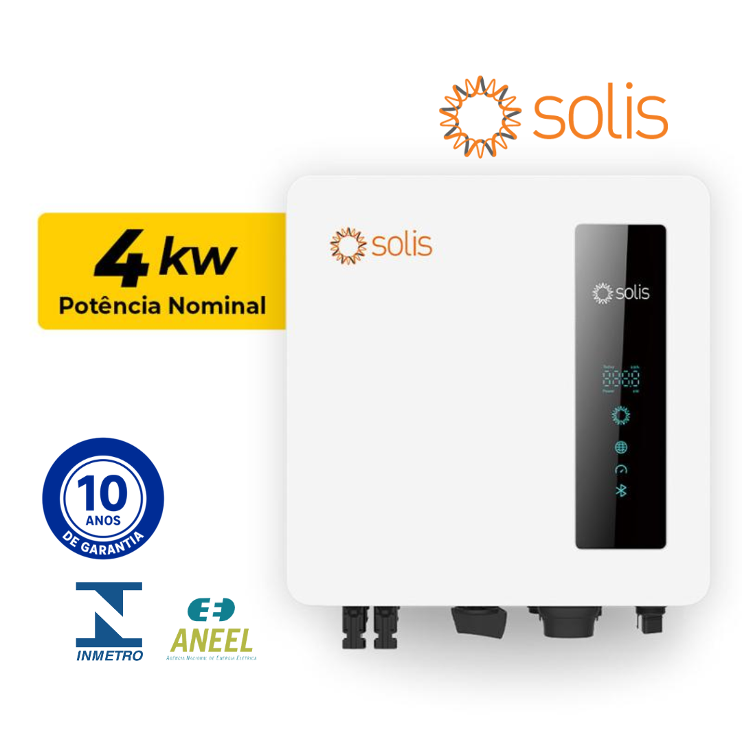 INVERSOR SOLIS 4KW | ONGRID 220V 2MPPT | S6-GR1P4K-S